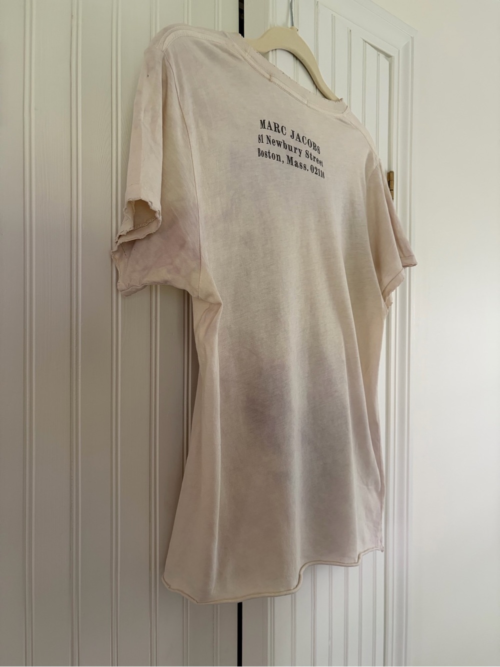 VTG MARC JACOBS Boston Newbury St. T-Shirt Sailor Nautical Graphic Tee Small - Picture 12 of 13